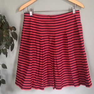 J.Crew Striped Skirt with Pockets